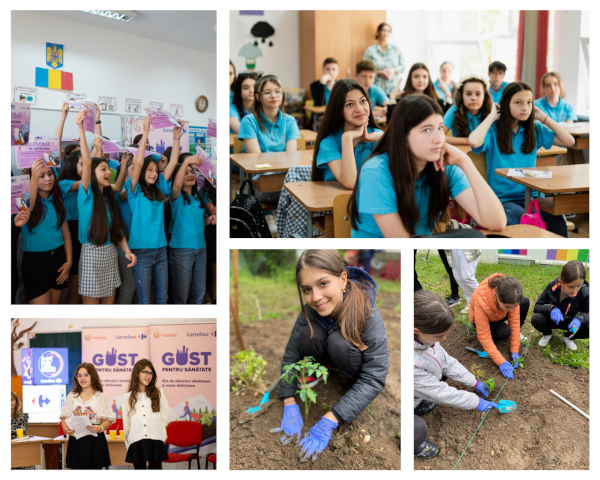 Carrefour România și Asociația InspirAction anunță lansarea programului educațional „Gesturi mici pentru practici mari”
