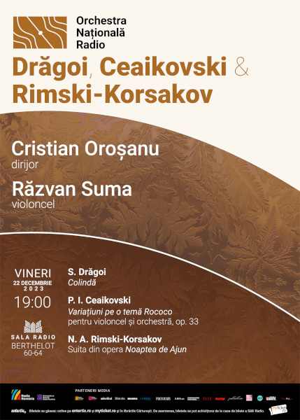 Suita din opera „Ajun de Crăciun” – Nikolai Rimski-Korsakov, încheie anul la Sala Radio