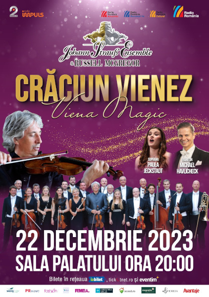 Orchestra JOHANN STRAUSS ENSEMBLE aduce povestea magică a Crăciunului Vienez în fața a peste 10.000 de români