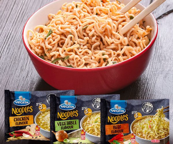 Cu VEGETA Noodles, în 3 minute Asia e la tine în farfurie