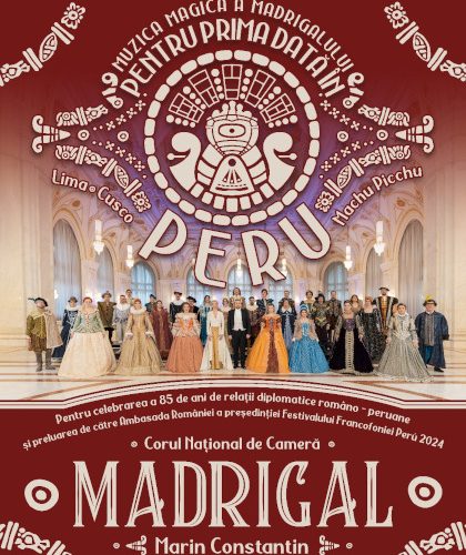 Corul Madrigal susține în premieră un turneu în Perú