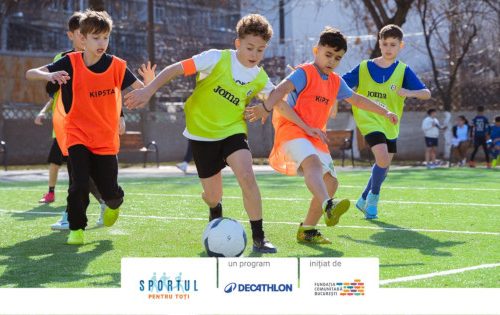 Fundația Comunitară București și Decathlon România lansează cea de-a patra ediție a programului “Sportul pentru Toți”