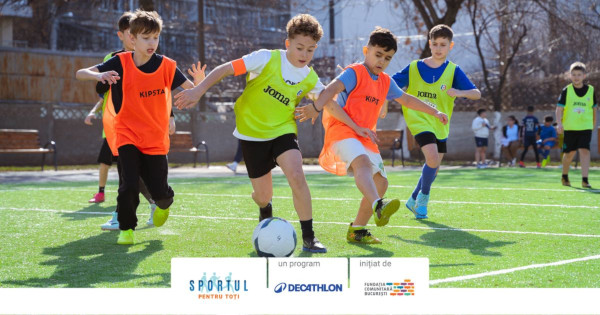 Fundația Comunitară București și Decathlon România lansează cea de-a patra ediție a programului “Sportul pentru Toți”