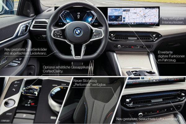 The new BMW i4 eDrive40 – Highlights Interior