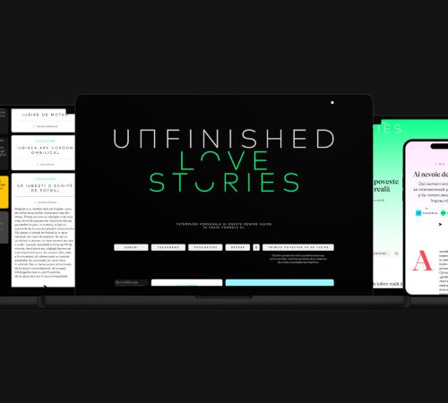 Fundația EIDOS lansează o platformă editorială cu povești reale de iubire – UNFINISHED LOVE STORIES