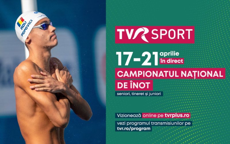 Televiziunea Română difuzează Naţionalele de Nataţie TVR Sport