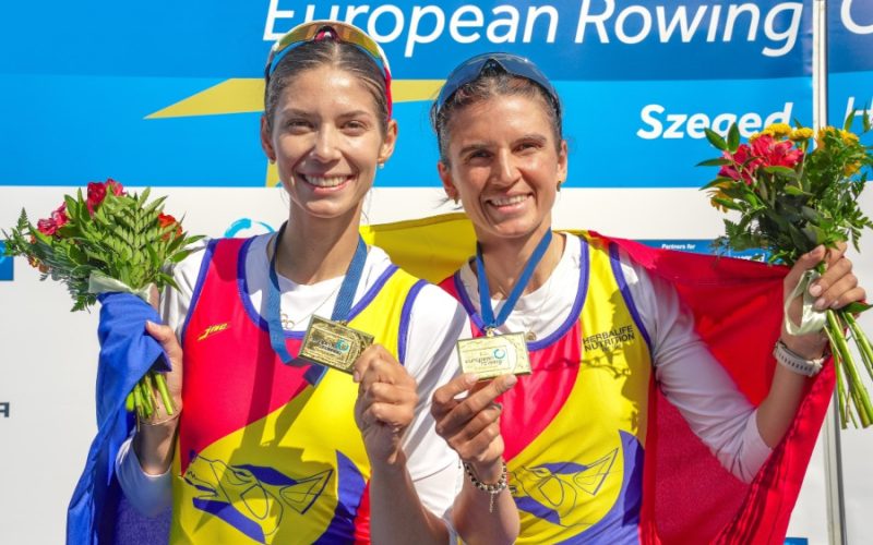 România de patru ori aur la Campionatele Europene de Canotaj. 8 medalii pentru sportivii români și locul 2 pe națiuni