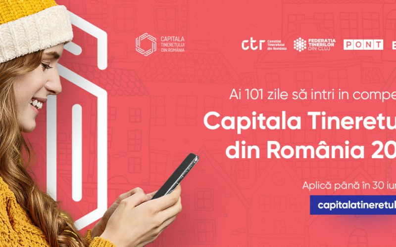 Înscrie-ți orașul pentru a deveni ”Capitala Tineretului din România” în 2026 până pe 30 iunie 2024