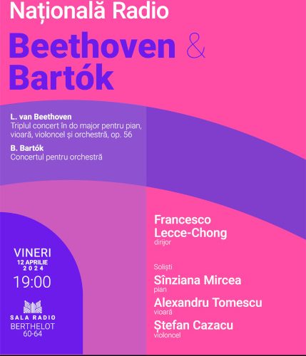 Triplul de Beethoven cu Sînziana Mircea, Alexandru Tomescu și Ștefan Cazacu