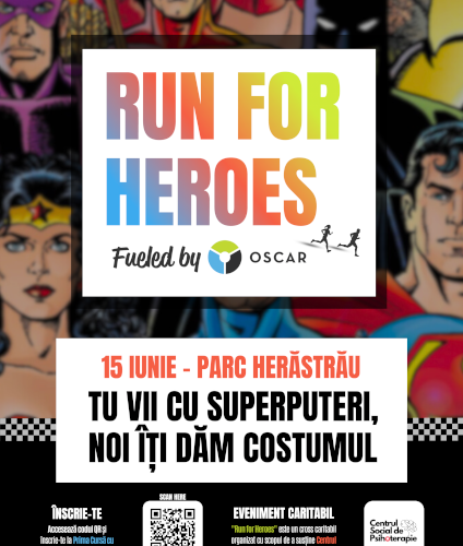 Cross-ul caritabil Run for Heroes – fueled by OSCAR Downstream Centrul Social de Psihoterapie TFH (Together for Humanity)