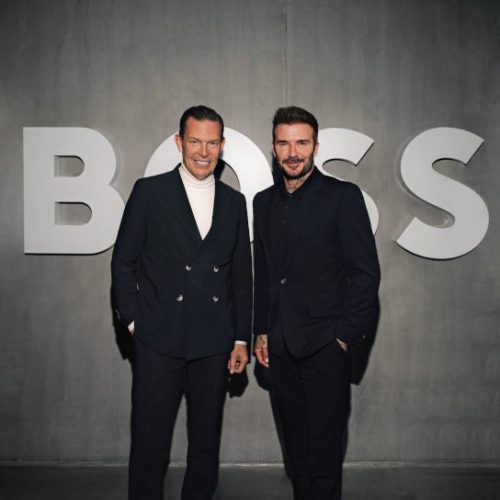 HUGO BOSS anunță parteneriatul strategic cu David Beckham pentru o colaborare pe termen lung