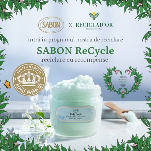 Tu și natura câștigați cu programul Sabon ReCycle