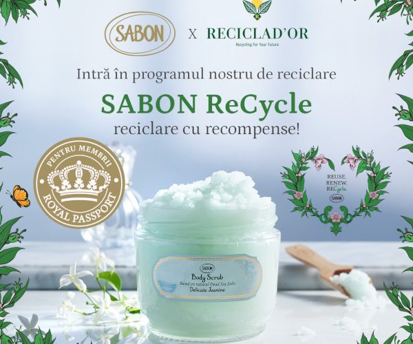 Tu și natura câștigați cu programul Sabon ReCycle